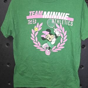 Disney Green Minnie Mouse Athletics Tee